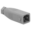 Hirschmann ST, 930620106 power connector 2P+E 250V/16A gray