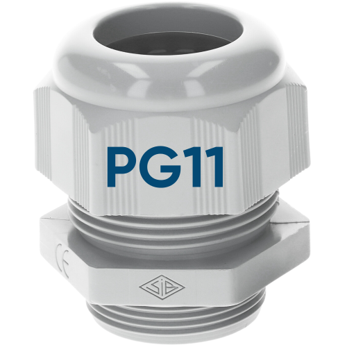 SIB F7001100 kunststof kabelwartel PG11 lichtgrijs 3,5 - 10,0 mm 5308711