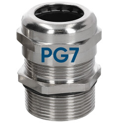 SIB C5107000 Messing Kabelverschraubung PG7 lang 2,5 - 6,5 mm 4220407