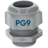 SIB F7000909 prensa-cabo plástico PG9 cinza 2,5 - 8,0 mm 5308097
