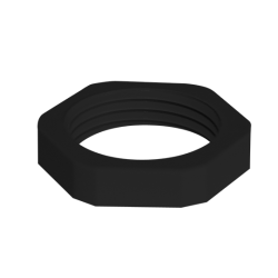 SIB H4111009 Plastikinė fiksavimo veržlė PG11 juoda 7211753