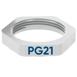 SIB G4121010 Contre-écrou CE PG 21 PA6 GFK HGR...