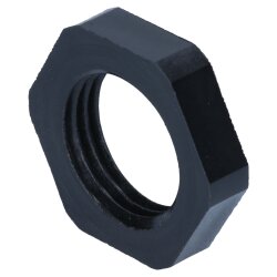 SIB H4121100 plastlåsemutter PG21 svart 7211856