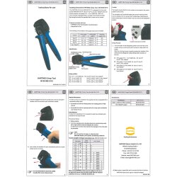 Harting 09990000110 crimping pliers Han D Han E Han C pliers insulated