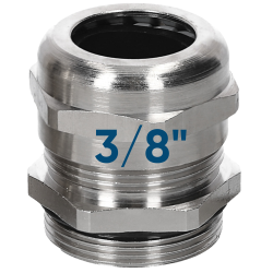 SIB C5408000 Messing Kabelverschraubung 3/8“ NPT...