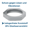 SIB G4121008 Kunststoff Gegenmutter PG21 grau 7211721