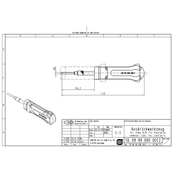 Harting 09990000012 Han D Ausdrückwerkzeug Crimpkontakte
