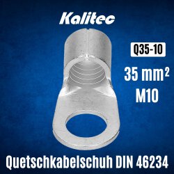 Kalitec Q35-10 Quetschkabelschuh nach DIN 46234 35mm² M10