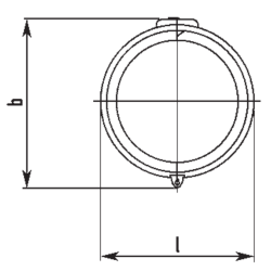 Schlemmer 9805946 Wellrohrclip Form A NW 26 Schwarz