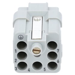 Harting 09120073101 Han Q 7/0 插座插件