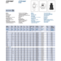 Schlemmer 3805119 racor para manguera SEM-FAST recto...