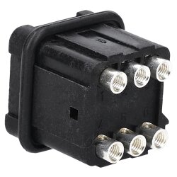 Harting 09700062615 Staf 6-контактная вставка под пайку