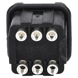 Harting 09700062615 Staf 6-контактная вставка под пайку