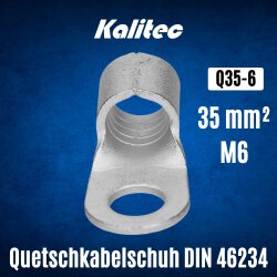 Kalitec Q35-6 Quetschkabelschuh nach DIN 46234 35mm² M6