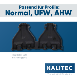 Schlemmer 9817091 M-Verteiler Form A NW 10-7,5-7,5-4,5 schwarz