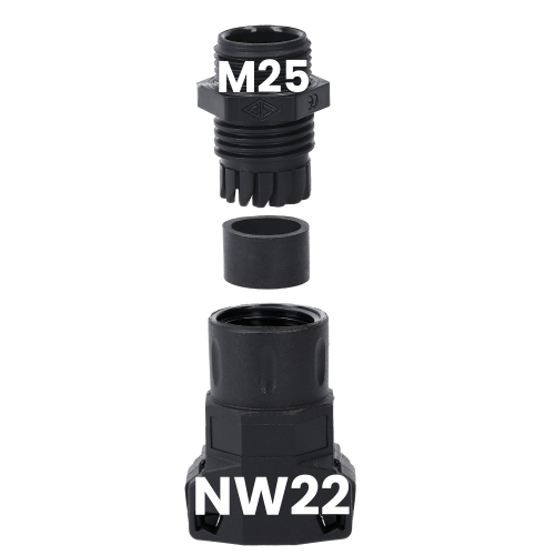 Schlemmer 3805627 ホースねじ接続 SEM-FAST コンビネーション NW22/M25