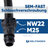Schlemmer 3805627 ホースねじ接続 SEM-FAST コンビネーション NW22/M25