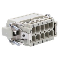 Harting 09200102612 Han 10A Stifteinsatz