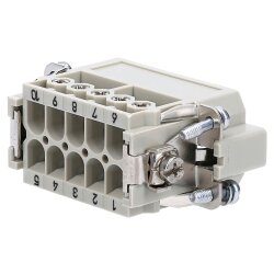 Harting 09200102612 Han 10A Stifteinsatz