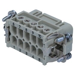 Harting 09200102812 Han 10A Buchseneinsatz