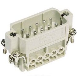 Harting 09200103001 Han 10A Stifteinsatz