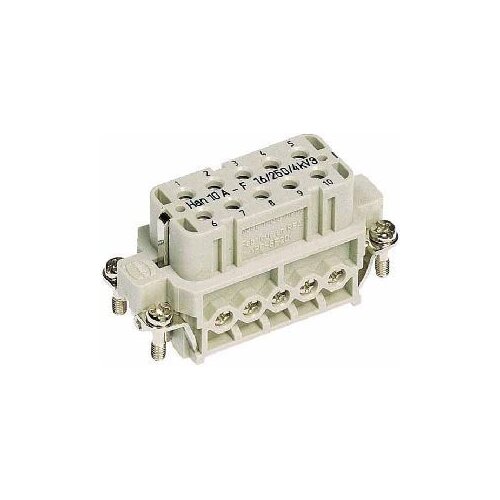 Вставка розетки Harting 09200103101 Han 10A