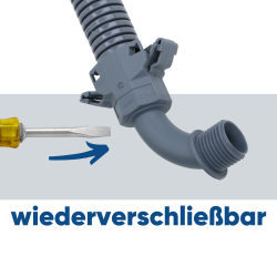 Schlemmer 3805305 Schlauchverschraubung SEM-FAST 90° Grad Bogen M16X1,5/NW12/13 grau