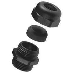 SIB F8032040 Plastik kablo rakoru M20 uzun siyah 5,0 - 12,0 mm 5307620