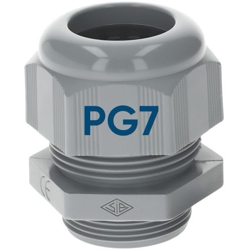 SIB F7000709 plastik kablo rakoru PG7 gri 2,5 - 6,5 mm 5308070