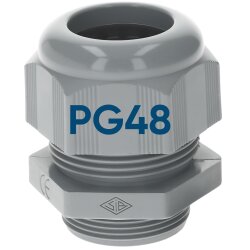 SIB F7004909 Kunststoff Kabelverschraubung PG48 grau 35,0 - 48,0 mm 5308366