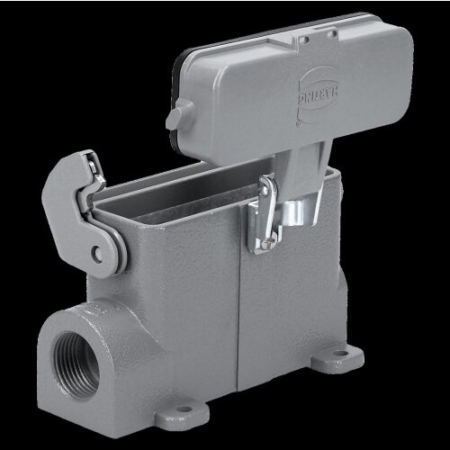 Harting 19200160295 Han 16A Sockelgehäuse mit Metallkappe