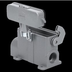 Harting 19200160295 Han 16A Sockelgehäuse mit Metallkappe