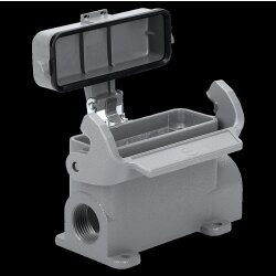 Harting 19200160295 Han 16A Sockelgehäuse mit Metallkappe