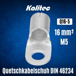 Kalitec Q16-5 Quetschkabelschuh nach DIN 46234 16mm² M5