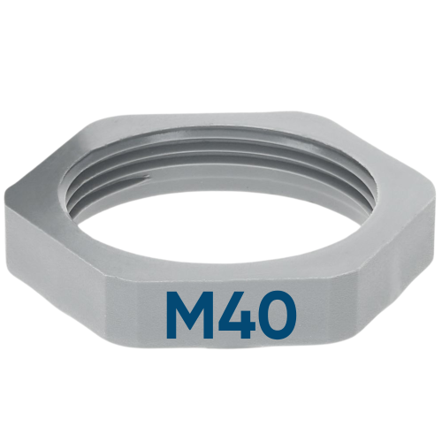 SIB G4340005 plastová poistná matica M40 šedá 7211987