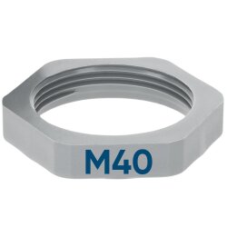 Jetzt kaufen! SIB H4340110 Kunststoff Gegenmutter M40 sechskant 72119 