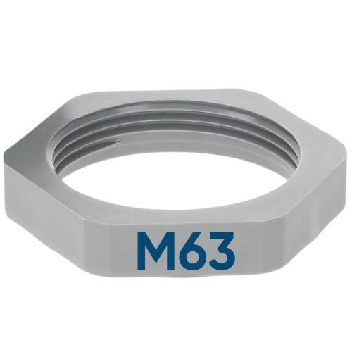 SIB G4363005 Kunststoff Gegenmutter M63 grau 7211989