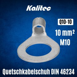 Kalitec Q10-10 Quetschkabelschuh nach DIN 46234...