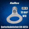 Kalitec Q10-10 Quetschkabelschuh nach DIN 46234 10mm² M10 Kabelschuh unisoliert