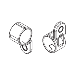 Schlemmer 9805415 fastening clip KPL polyamide 46 with inner contour NW17 M6