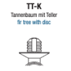 Schlemmer 9805980 Befestigungsclip TT-K Form B NW10 TT-6,5-K