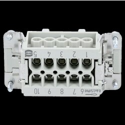 Harting 09330102701 Inserție de priză Han 10E