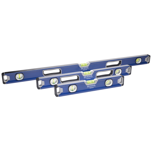 SW-Stahl 75000L 水平仪套装，磁性，铝制，3 件套