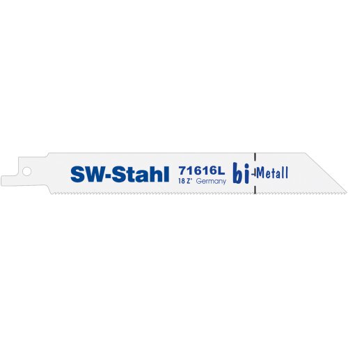 SW Steel 71616L Hoja de sierra de sable, HSS, 200 mm