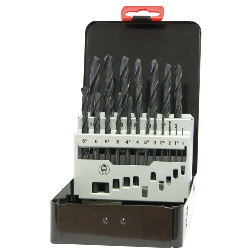 SW-Stahl 80419L vītņurbjmašīnu komplekts, HSS-R, 1-10 mm, 19 gab.