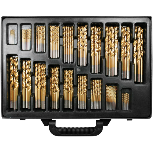 Conjunto de brocas helicoidais SW-Stahl 80210L, HSS-G TIN, 170 peças