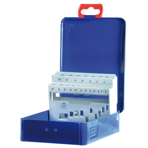 SW-Stahl 80318L Metallkassette für 19-teiligen Bohrersatz