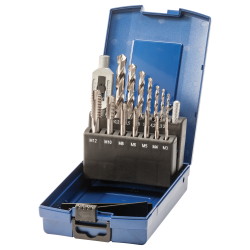 SW-Stahl 82228L Gewinde- und Kernlochbohrersatz, M3-M12,...