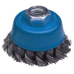 SW-Stahl 63210SB Cup brush, knotted, ø 65 mm, M14