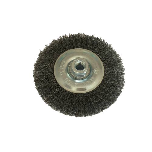 Escova de disco SW-Stahl 63352SB, finamente ondulada, ø 125 mm, M14